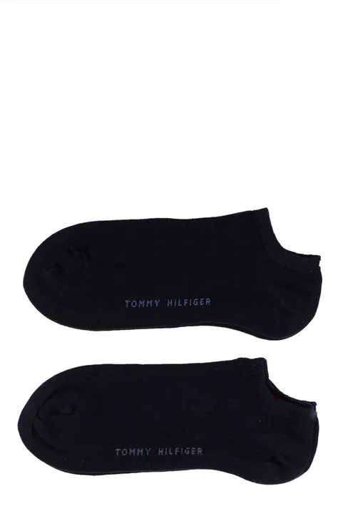 Ponožky Tommy Hilfiger 2-pak pánske, tmavomodrá farba, 342023001