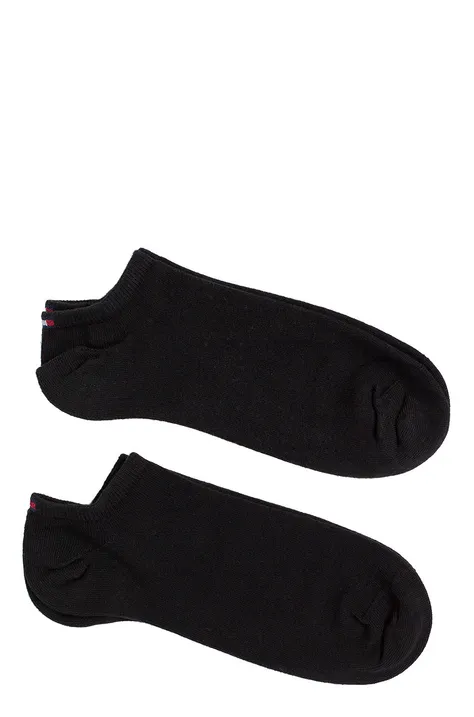 Čarape Tommy Hilfiger 2-pack za muškarce, boja: crna, 342023001