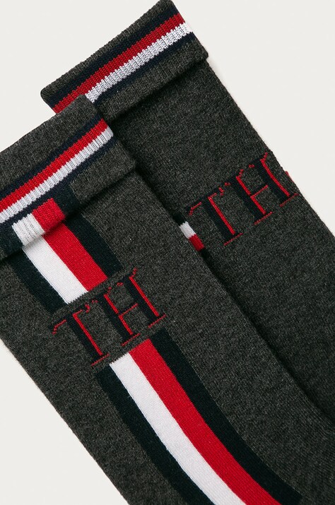 Tommy Hilfiger - Шкарпетки (2-pack) — AA00-LGM0HA, сірий — фото 2
