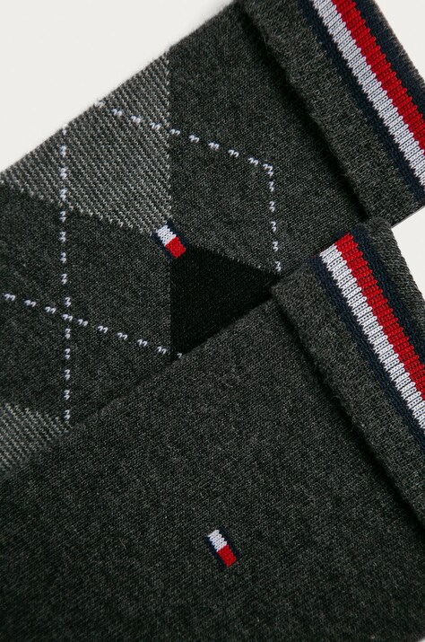 Tommy Hilfiger шкарпетки чоловічі 2 шт — AA00-LGM0HB, сірий — фото 2
