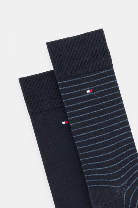 Tommy Hilfiger шкарпетки чоловічі з бавовною 2 шт — AA00-LGM0HC, темно-синій — фото 2