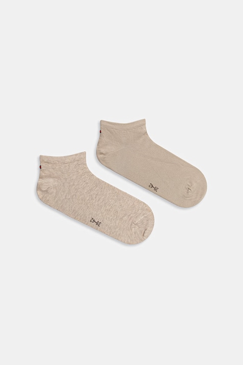 Tommy Hilfiger skarpety stopki męskie z bawełną 2-pack beżowe 342023001