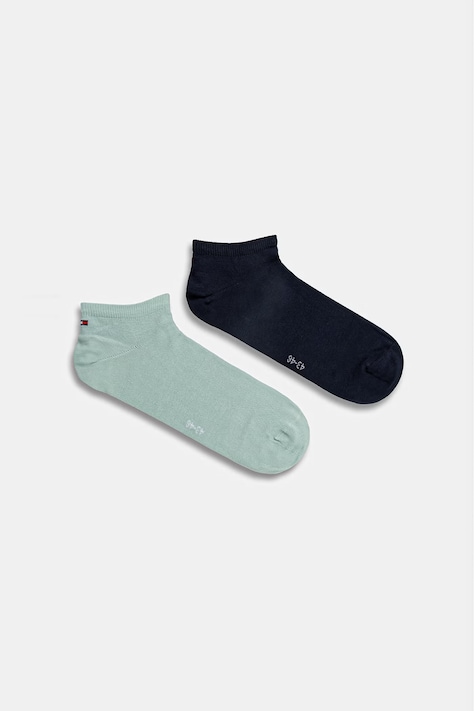 Tommy Hilfiger skarpety stopki męskie z bawełną 2-pack zielone 342023001