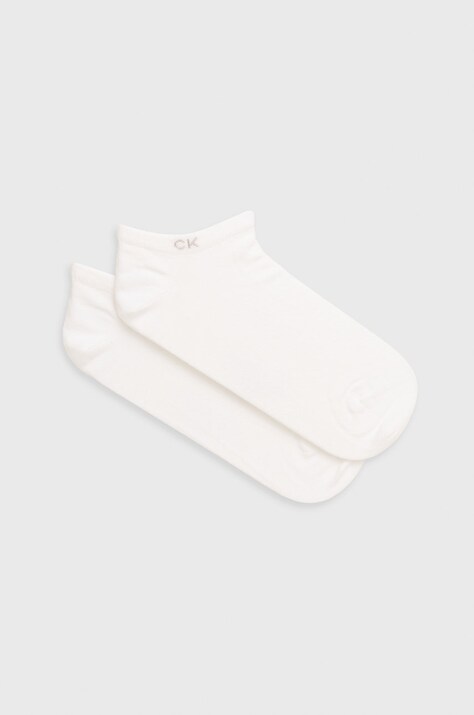 Calvin Klein sosete barbati, culoarea alb, 701218707