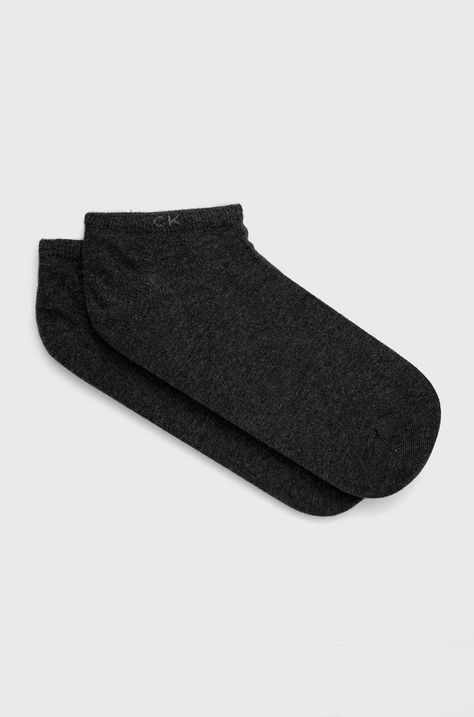 Κάλτσες Calvin Klein χρώμα: γκρι, 701218707