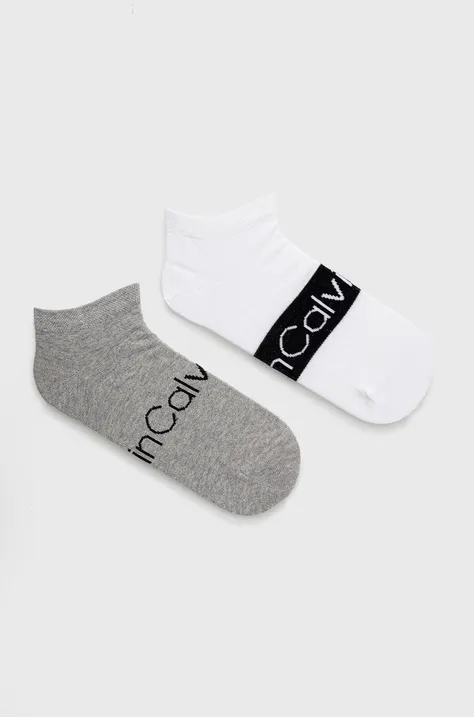 Calvin Klein κάλτσες (2-pack) ανδρικες, χρώμα: άσπρο