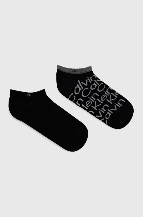 Κάλτσες Calvin Klein ανδρικες, χρώμα: μαύρο 701218714