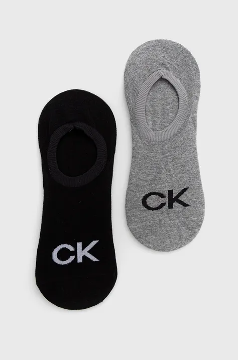 Κάλτσες Calvin Klein ανδρικες, χρώμα: γκρι 701218716