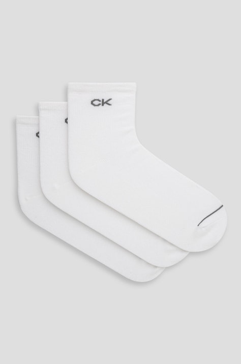Ponožky Calvin Klein pánské, bílá barva, 701218719