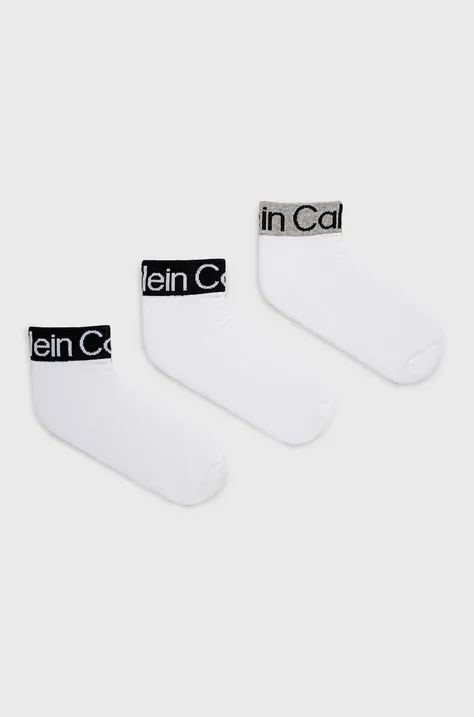 Шкарпетки Calvin Klein чоловічі колір білий