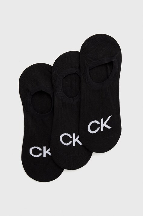 Calvin Klein skarpetki (3-pack) męskie kolor czarny 701218723