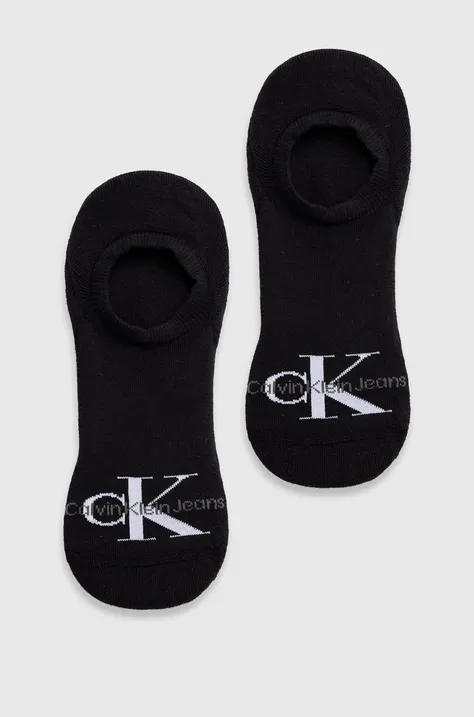 Κάλτσες Calvin Klein Jeans ανδρικες, χρώμα: μαύρο 701218733