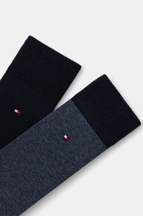 Tommy Hilfiger шкарпетки чоловічі 2 шт — AA00-LGM0NT, темно-синій — фото 2