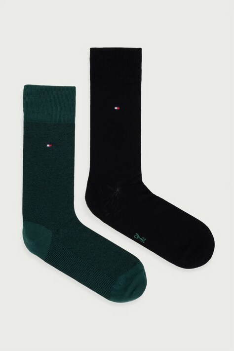 Tommy Hilfiger skarpety męskie 2-pack zielone 701226104