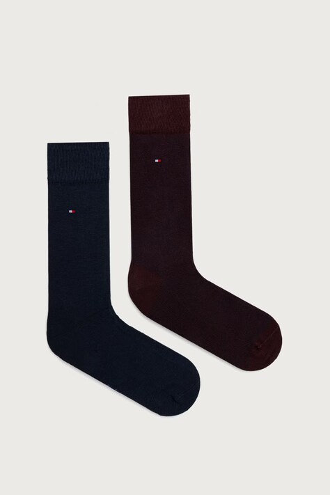 Tommy Hilfiger skarpety męskie 2-pack bordowe 701226104