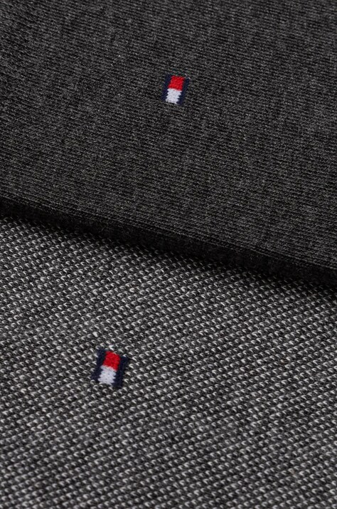 Tommy Hilfiger шкарпетки чоловічі 2 шт — AA00-LGM0NT, сірий — фото 2