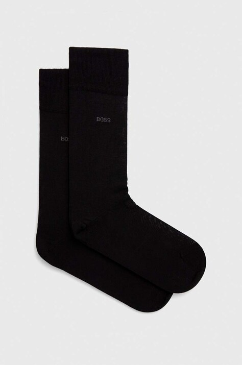 Pamučne čarape BOSS boja: crna, 50469837