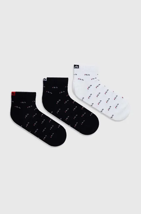Ponožky Fila 3-pak pánske, tmavomodrá farba, F2717