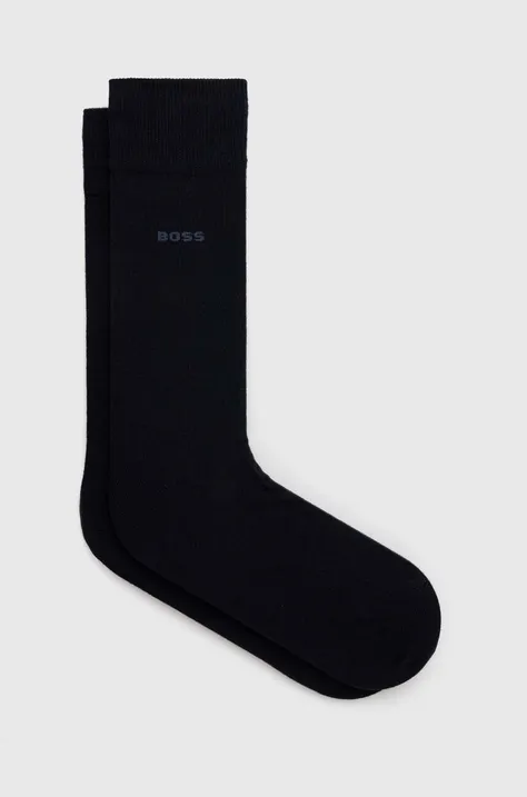 Шкарпетки BOSS 2-pack чоловічі колір синій 50516616