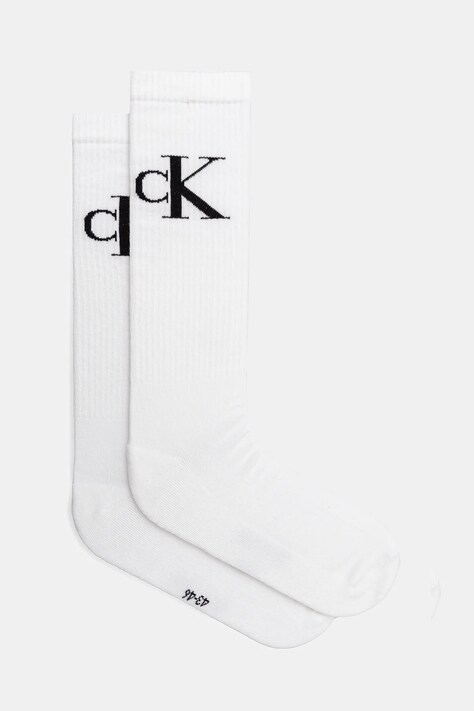Calvin Klein Jeans skarpetki 2-pack męskie kolor biały 701228802