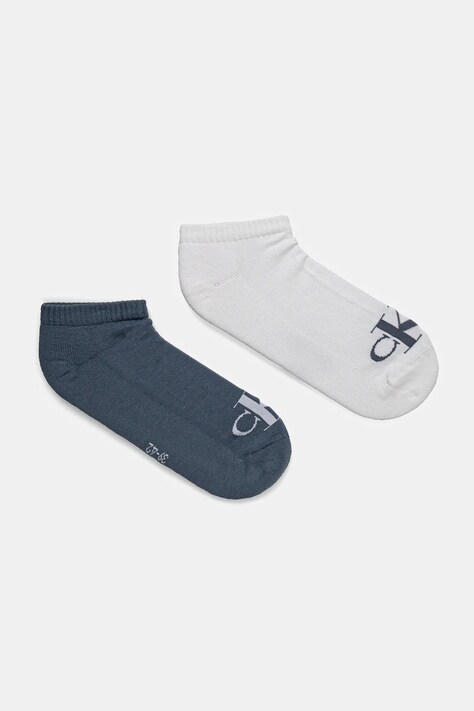 Ponožky Calvin Klein Jeans 2-pack pánské, modrá barva, 701228807