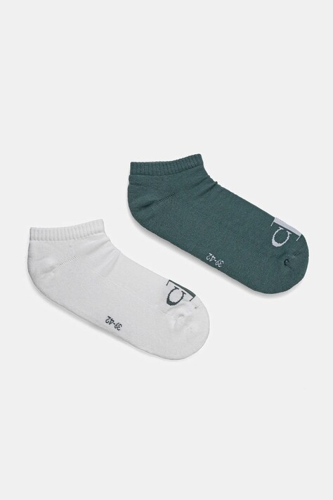 Calvin Klein Jeans sosete 2-pack barbati, culoarea verde, 701228807