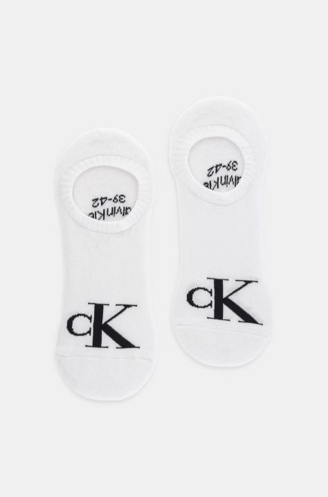 Κάλτσες Calvin Klein Jeans 2-pack χρώμα: άσπρο, 701228809