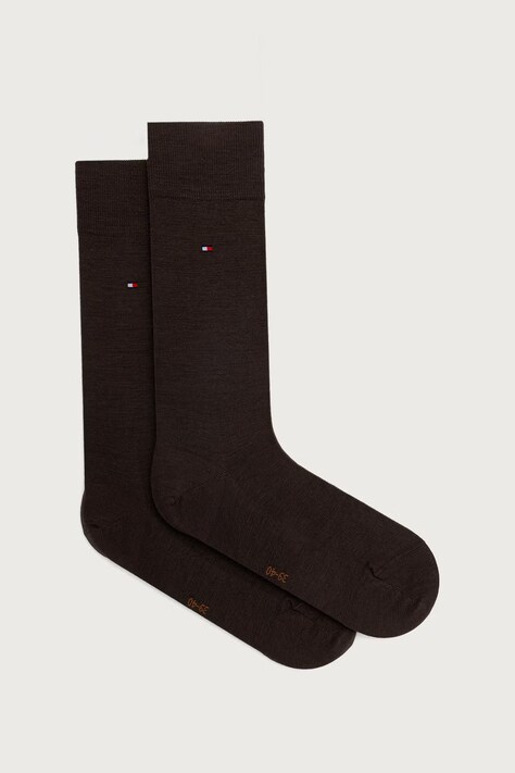 Tommy Hilfiger skarpety męskie z wełną brązowe 701229682
