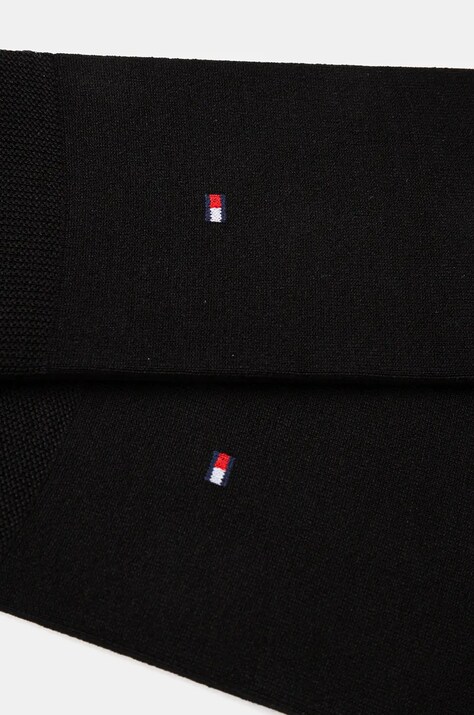 Tommy Hilfiger шкарпетки чоловічі з бавовною — AA00-LGM0PH, чорний — фото 2