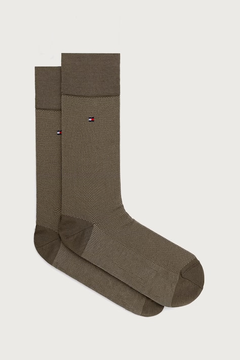 Tommy Hilfiger skarpety damskie z bawełną zielone 701229684