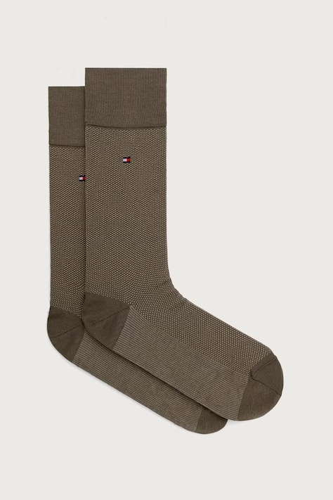 Tommy Hilfiger Ponožky dámské s bavlnou zelené 701229684