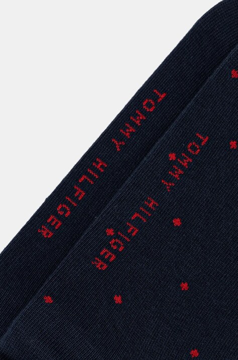 Шкарпетки Tommy Hilfiger 2-pack — AA00-LGM0PJ, темно-синій — фото 2