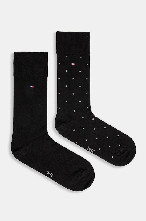 Шкарпетки Tommy Hilfiger 2-pack чоловічі колір чорний 701230780