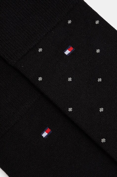 Шкарпетки Tommy Hilfiger 2-pack — AA00-LGM0PJ, чорний — фото 2