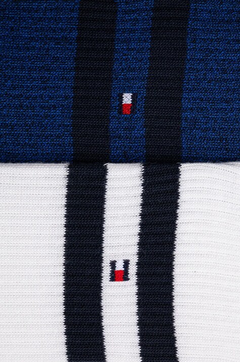 Шкарпетки Tommy Hilfiger 2-pack — AA00-LGM0PO, темно-синій — фото 2