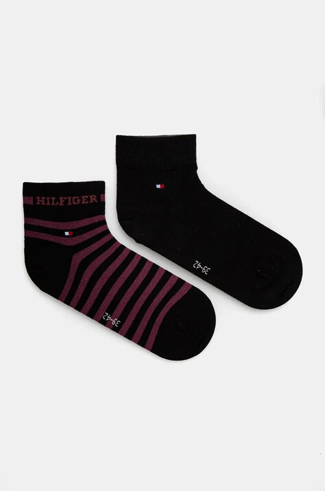 Чорапи Tommy Hilfiger (2 чифта) в черно 701229851