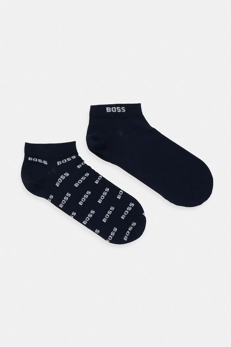 BOSS skarpety męskie 2P AS Allover CC 2-pack granatowe 50511423