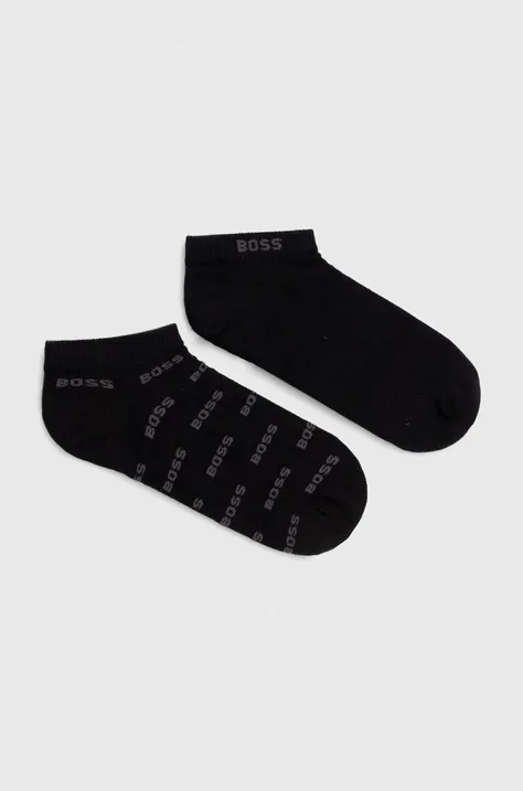 Κάλτσες BOSS 2-pack χρώμα: μαύρο, 50511423