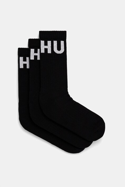 HUGO sosete 3-pack barbati, culoarea negru, 50531517