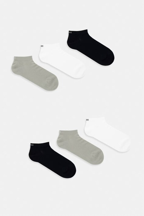 HUGO skarpety męskie z bawełną 6P AS UNI CC 6-pack multicolor 50516395