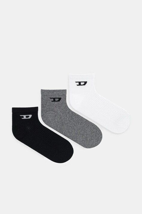 Diesel skarpetki SKM-D-ANKLE 3-pack męskie kolor czarny A17881.0LKBI