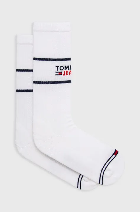 Čarape Tommy Jeans boja: bijela