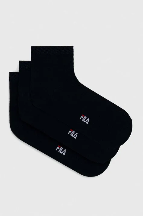 Κάλτσες Fila 3-pack χρώμα: ναυτικό μπλε