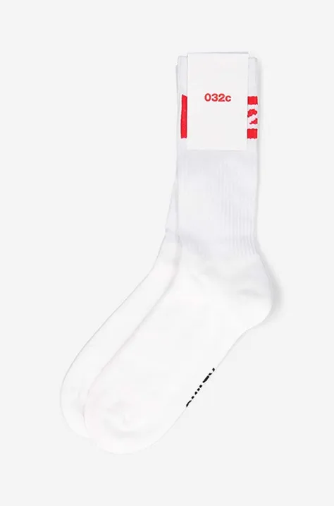 Κάλτσες 032C Tape χρώμα: άσπρο