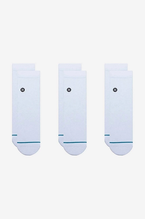 Stance socks Icon Quarter white color