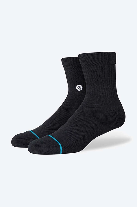 Stance socks Icon Quarter black color