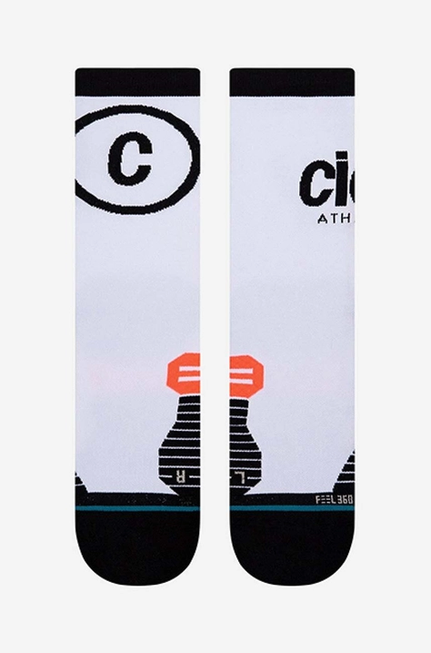 Чорапи Stance Ciele Logo в бяло