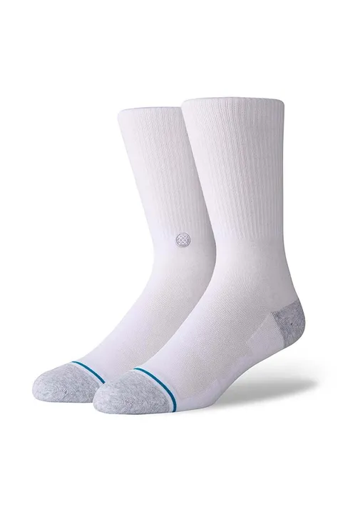 Ponožky Stance Icon St 200 bílá barva, A546A20IS2-WHT