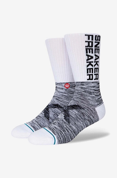 Stance șosete Skarpety Stance Freaker A556A22FRE WHT culoarea alb A556A22FRE-WHT