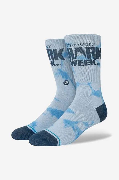 Stance socks Shark Week blue color